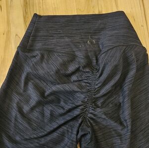 Black Ruched Leggings By Ryderwear